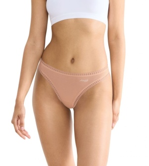 Pachet de 3 Chiloți tanga, Sloggi GO Crush String C3P Bej - Img 10