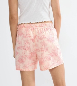 Pantaloni scurți de pijama din bumbac, Triumph Mix & Match Shorts 01 Roz - Img 2