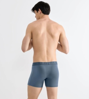 Set de 2 Boxeri pentru bărbați, Sloggi SLG Base Soft Short C2P Albastru - Img 2