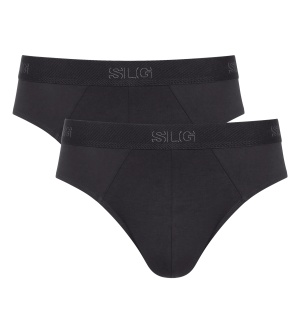 Set de 2 perechi de chiloți bărbătești, Sloggi SLG Base Brief C2P Negru - Img 6