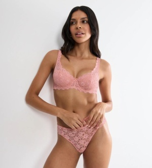 Sutien cu armătură și cupe buretate, Triumph Amourette WHP Roz