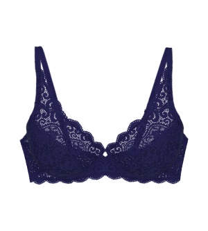 Sutien cu armătură și dantelă, Triumph Amourette W Bleumarin - Img 5
