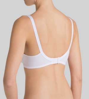 Sutien cu bumbac, Triumph Cotton Classic Stretch N Alb - Img 3