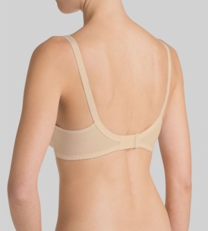 Sutien cu bumbac, Triumph Cotton Classic Stretch N Bej - Img 2