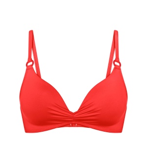 Sutien de baie fără armătură, cu cupe buretate, Triumph Mix & Match Summer P Coral - Img 5