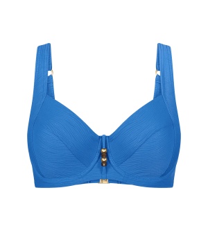 Sutien de baie minimizer cu armătură, Triumph Summer Dune W 01 Albastru - Img 5