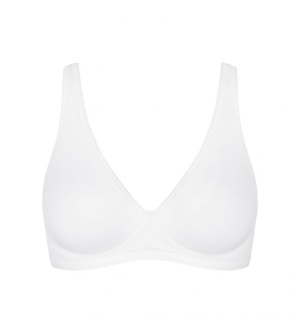 Sutien esențial din bumbac fin cu decolteu în V, Sloggi Basic+ Soft Bra - Img 6