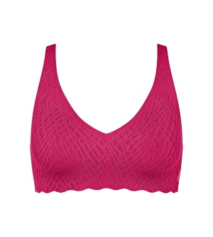 Sutien fără armătură, cupe detașabile, Sloggi ZERO Feel Bliss Soft bra Ciclam - Img 5