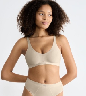 Sutien fără armătură din bumbac organic și respirabil, Sloggi EVER Ease Soft bra