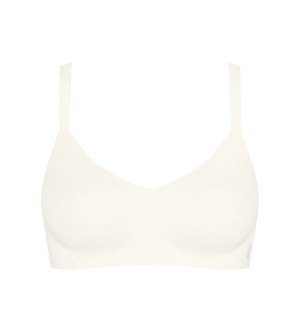 Sutien invizibil, fără armătură, Sloggi ZERO Feel Pure Soft bra Crem - Img 5