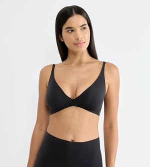 Sutien push-up cu burete detașabil, fără armătură, Sloggi ZERO Feel 2.0 THE UP P Bra Negru