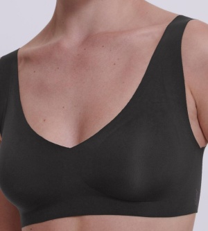 Bustieră invizibilă, Sloggi ZERO Feel 2.0 Bralette Negru - Img 4