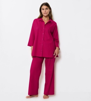 Cămașă casual cu croială oversized, vaporoasă din bumbac Triumph Summer Wear Boyfriend Shirt - Img 4