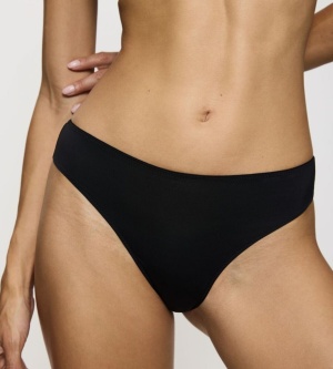 Chilot clasic invizibil, Triumph Pure Micro Tai Negru - Img 4