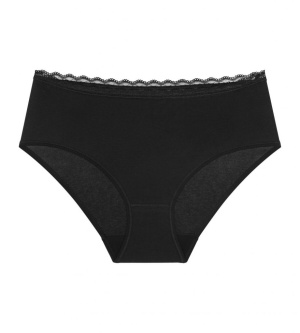 Chilot cu talie medie din bumbac, Triumph Feel Of Cotton Midi - Img 5