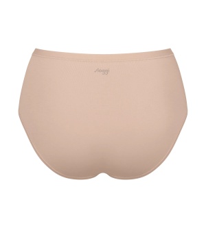 Chilot damă midi din bumbac organic, Sloggi GO Daily Cotton Midi Bej - Img 6