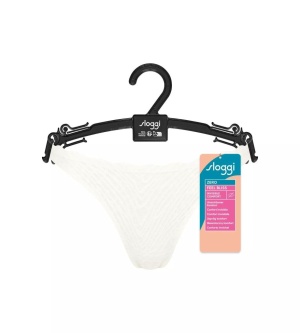 Chilot invizibil din dantelă, fără cusături, Sloggi ZERO Feel Bliss String Crem - Img 7