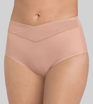 Chilot modelator cu talie înaltă, fără cusături vizibile, Triumph True Shape Sensation Maxi Bej - Img 10