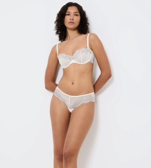 Chiloți hipster, Triumph Comfort Glam Hipster Crem - Img 4