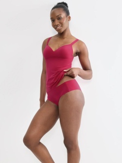 Maieu cu sutien Lift up integrat, Sloggi ZERO Feel 2.0 THE UP Bra Shirt Ciclam - Img 4