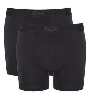 Set de 2 perechi de boxeri bărbătești, Sloggi SLG Base Short C2P Negru - Img 6