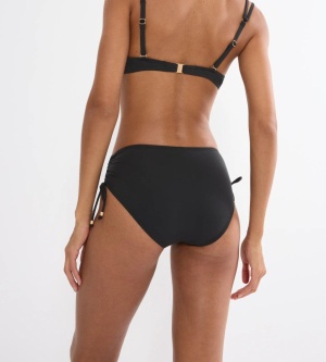 Slip de baie talie medie, modelator, Triumph Summer Tropics Midi Negru - Img 2