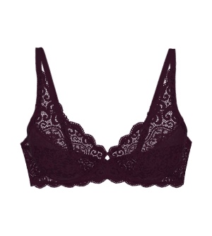 Sutien cu armătură și dantelă, Triumph Amourette W Bordo - Img 5