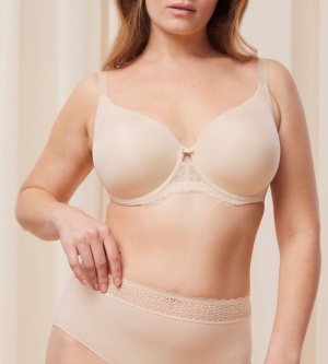 Sutien cu sârmă și burete, invisibil, Triumph Amourette Charm WHP01 Bej - Img 2