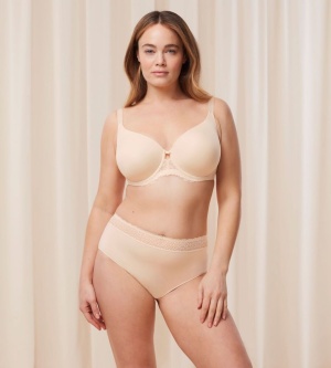 Sutien cu sârmă și burete, invisibil, Triumph Amourette Charm WHP01 Bej
