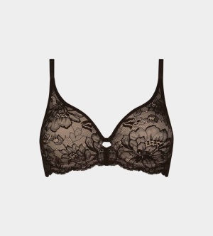 Sutien cu sârmă Triumph Amourette Charm W02 Negru fără burete, susținere invizibilă - Img 4