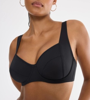 Sutien de baie minimizer, trisegmentat, Triumph Summer Twist W 01 Negru - Img 3