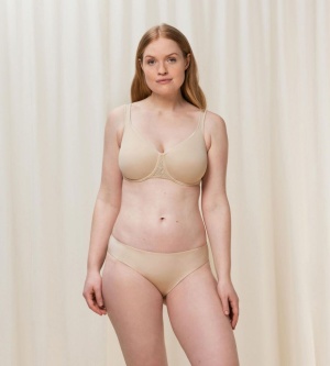 Sutien minimizer cu armătură, până la cupa G, Triumph Comfort Minimizer, Bej - Img 3