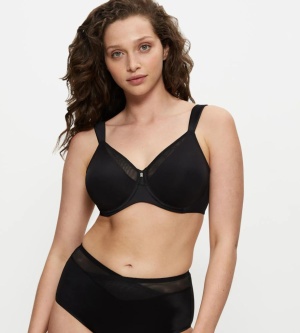 Sutien minimizer cu armătură, pentru bust mare până cupa G, Triumph True Shape Sensation W01 Negru
