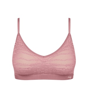 Sutien Push-up, Sloggi FREE Evolve PU Lace Roz - Img 5