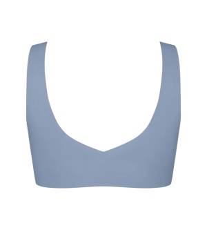 Bustieră invizibilă, Sloggi ZERO Feel 2.0 Bralette Albastru - Img 6