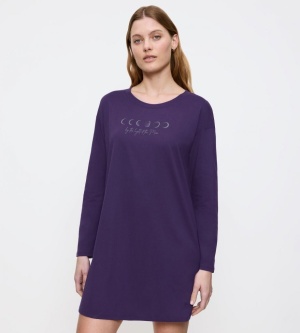 Cămașă de noapte din bumbac, Triumph Nightdresses Mov - Img 2