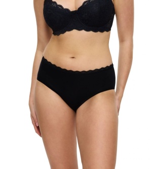 Chilot cu talie medie din bumbac, Triumph Feel Of Cotton Midi - Img 6
