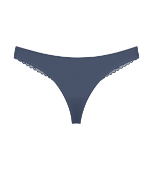 Chilot string cu acoperire medie, Triumph Pretty Modal String Albastru - Img 5