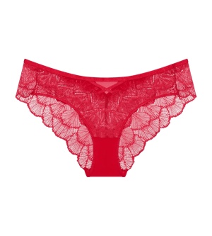 Chiloți boxer din dantelă, Triumph Palina Moonlight Kiss Hipster Rosu - Img 5