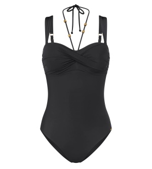Costum de baie întreg bandeau, cu bretele detașabile, Triumph Summer Twist OPD 01 Negru - Img 5
