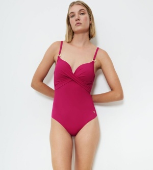 Costum de baie întreg cu cupe buretate și armătură, Triumph Summer Twist OWP - Img 3