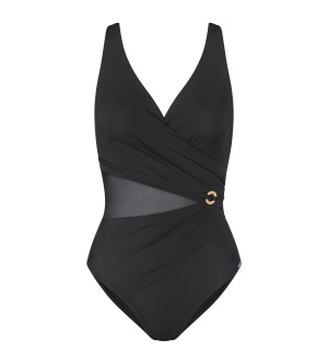 Costum de baie întreg fără armătură, cu burete, Triumph Summer Twist OP 03 Negru - Img 5