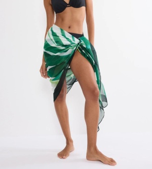Pareo de plajă, Triumph Beach MyWear, mărime Uni - Verde - Img 3