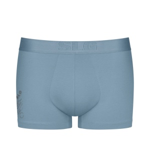 Set de 2 boxeri pentru bărbați, Sloggi SLG Base Soft Trunk C2P Albastru - Img 5