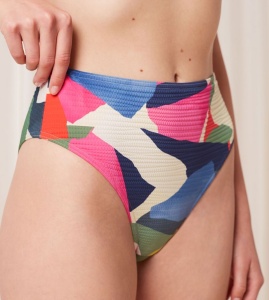 Slip de baie cu talie înaltă, Triumph Summer Expression Highwaist brief - Img 3