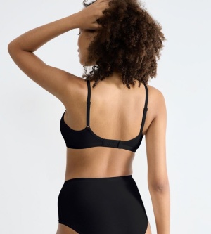 Sutien bumbac fără armătură, Sloggi GO Daily Cotton Soft bra Negru - Img 5