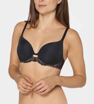 Sutien cu sârmă și burete, invisibil, Triumph Amourette Charm WHP01 Negru