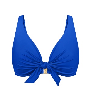 Sutien de baie cu armătură și decolteu adânc, Triumph Summer Twist W Albastru - Img 5