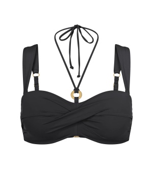 Sutien de baie cu bretele detașabile, Triumph Summer Twist DP Negru - Img 5