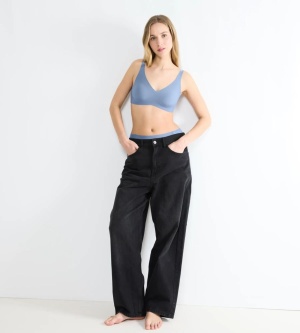 Sutien fără armătură, Sloggi ZERO Feel 2.0 Soft bra Albastru - Img 4